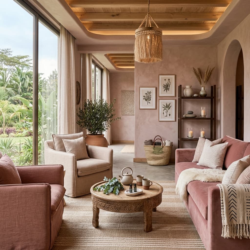 Luxe Petals Salon Interior